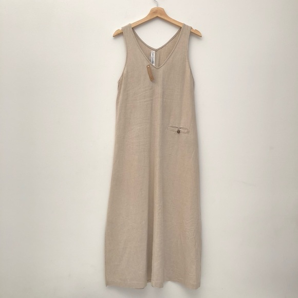 Sara Campbell Dresses & Skirts - Sara Campbell Linen Blend Maxi Dress NWT 4